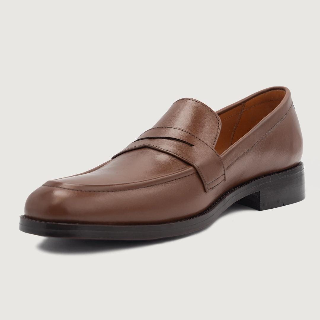 Men's Brown Leather And Suede Dress Shoes Classic