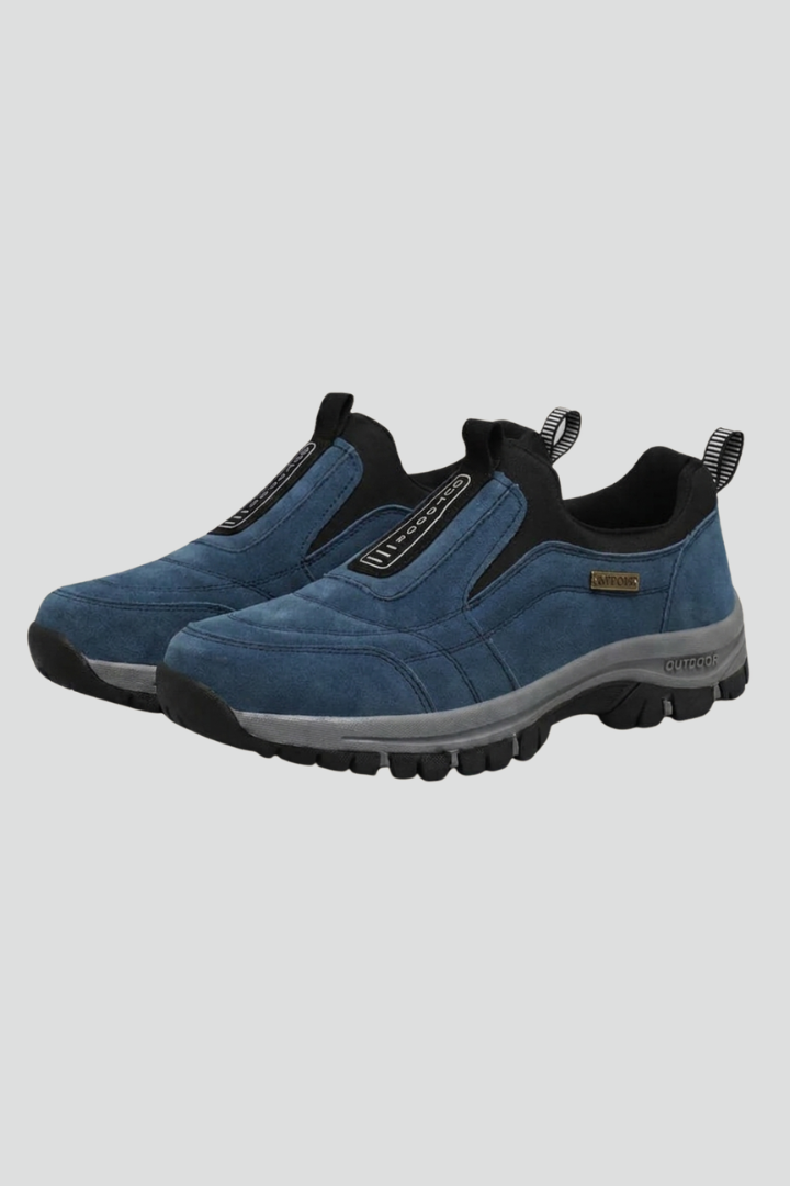 Men's Orthopedic Slip-on Walking Shoes With Slip-on Design For All-day Comfort