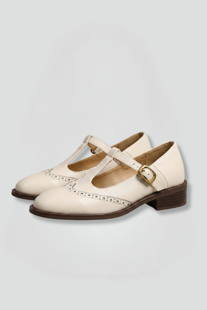 Women's Mary Jane Shoes With T Strap Closure For Everyday Wear