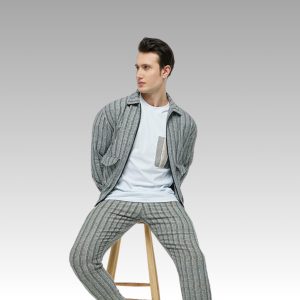 Men's Lightweight Cotton Bomber Jacket: Spring/fall Casual Style