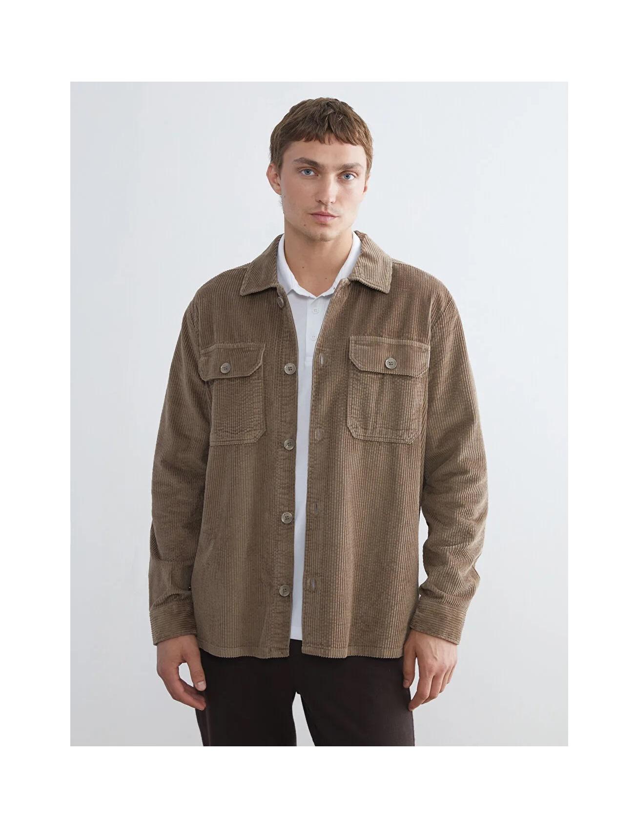 Men's Corduroy Jacket: Retro Casual Cotton Winter Coat